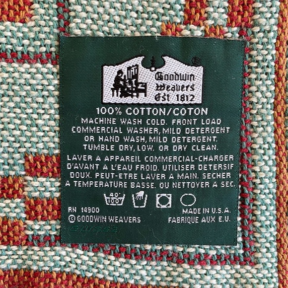 NWOT GOODWIN WEAVERS Tapestry Throw Blanket - Picture 3 of 3